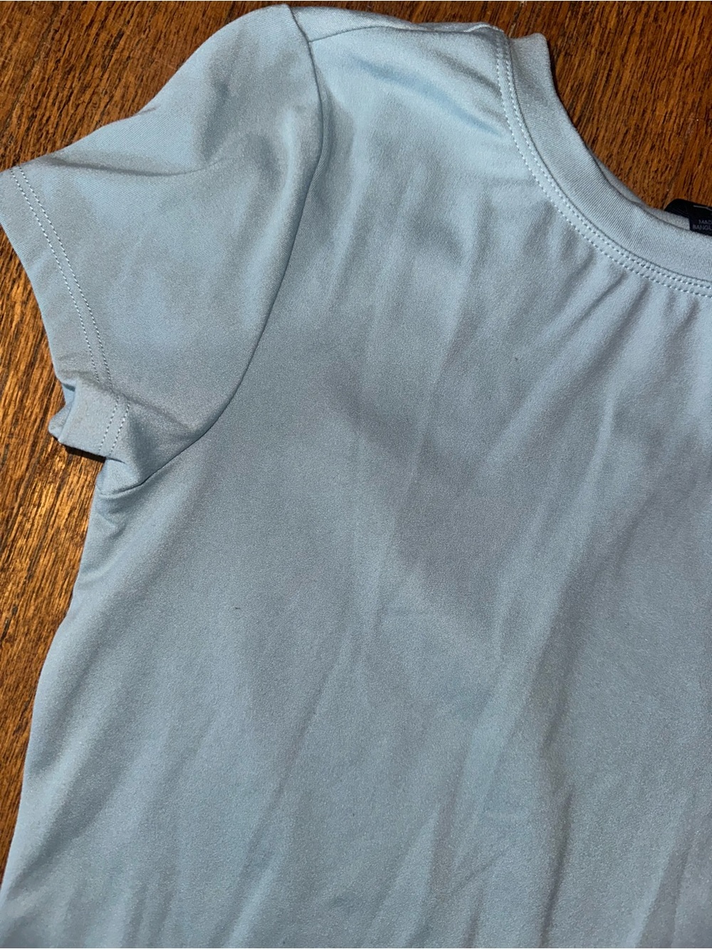 Cotton On Short Sleeve Crew Tee in Pale Blue Teal - NWOT XS